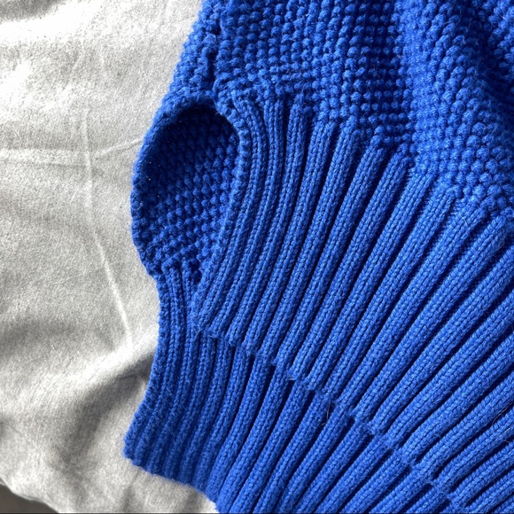 Blue Turtleneck Sweater - Picture 5 of 6